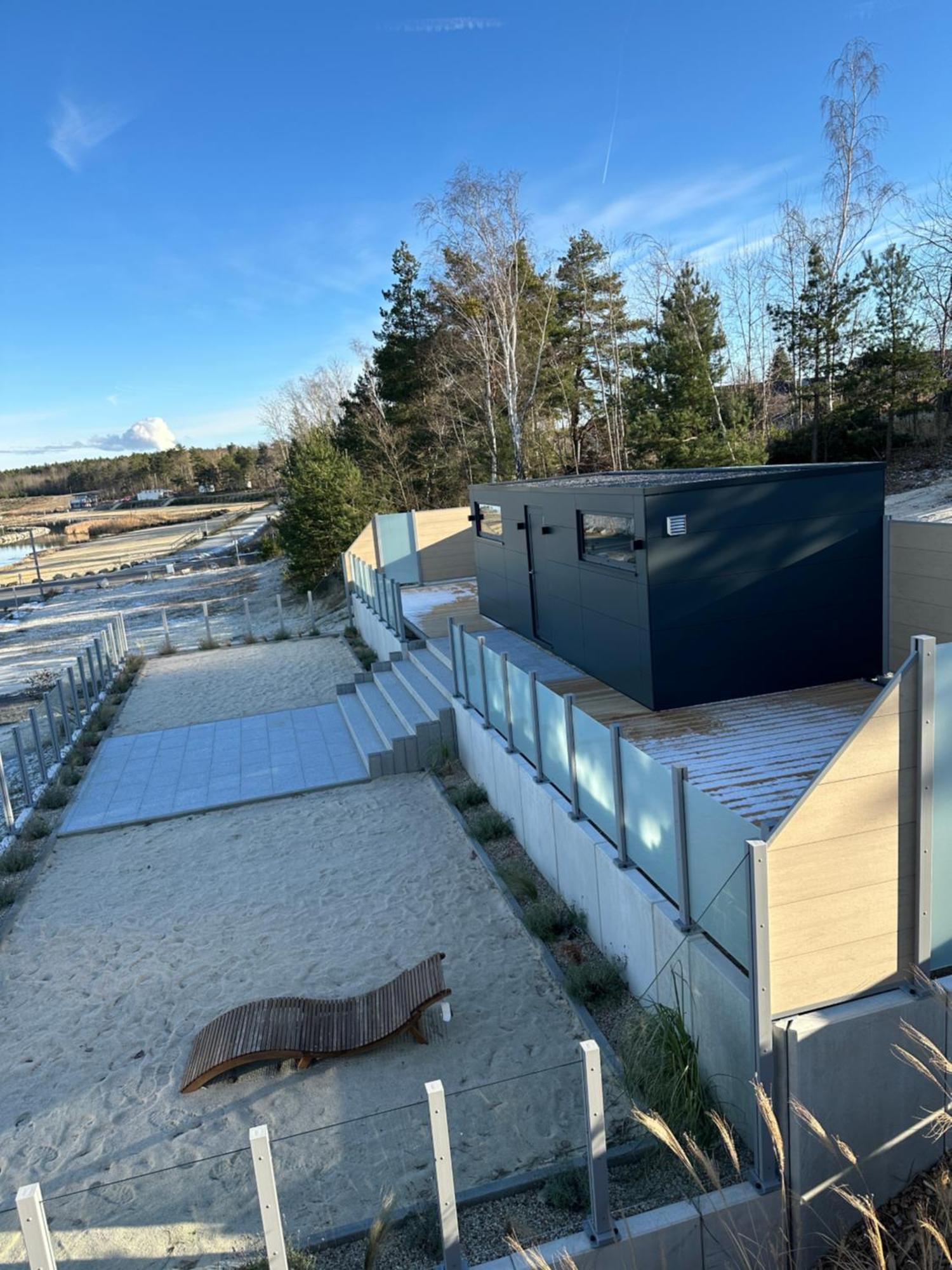 Schwimmendes Ferienhaus Sky Elsterheide Esterno foto